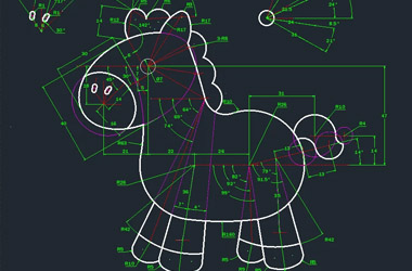 CAD HANDBAG DESIGN DRAFT